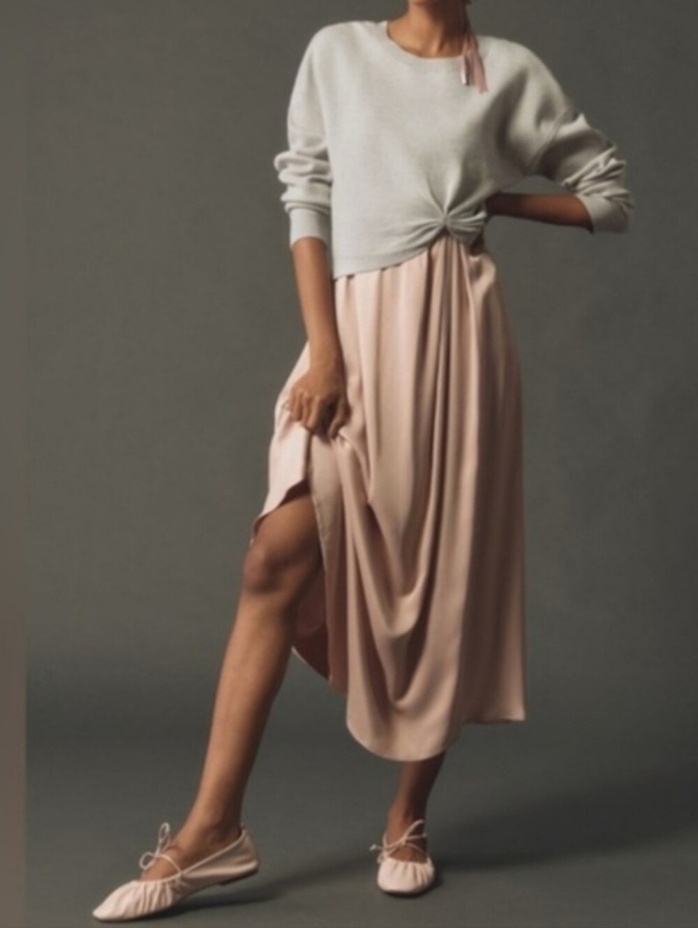 Anthropologie Gemini Twofer Sweater + Dress S